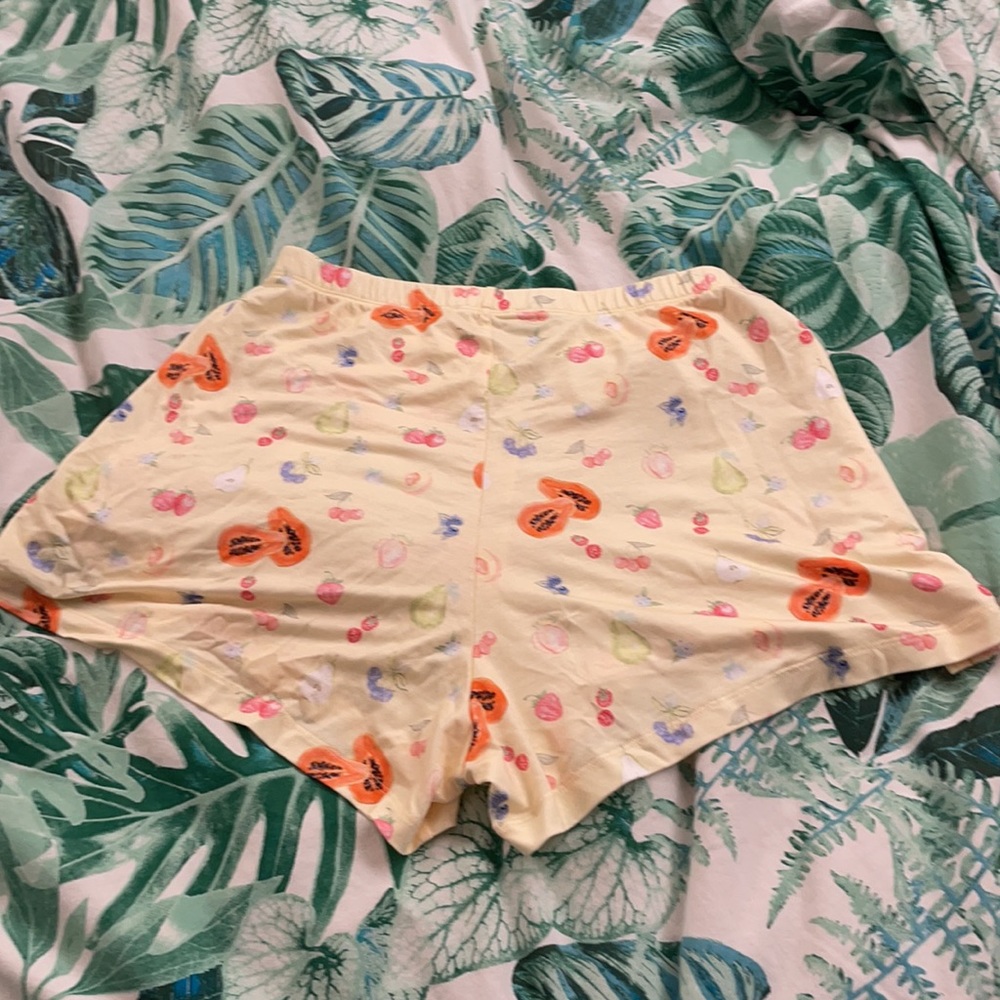 NWT Djerf avenue go slow shorts fruit xs - Picture 4 of 5